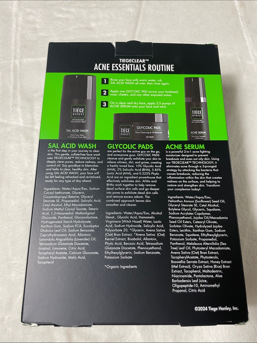 Tiege Hanley Acne Essentials Routine NWT - Picture 8 of 11